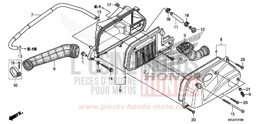 AIR CLEANER FES125C de 2012
